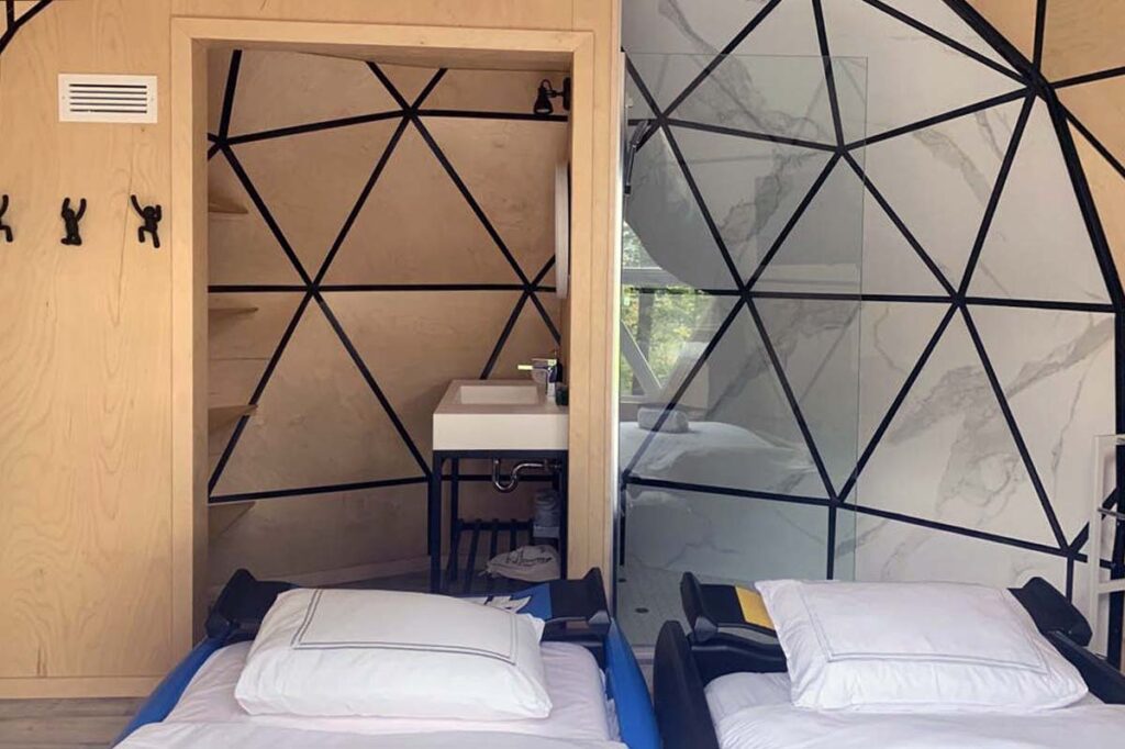 glamping domes in Tremblant
