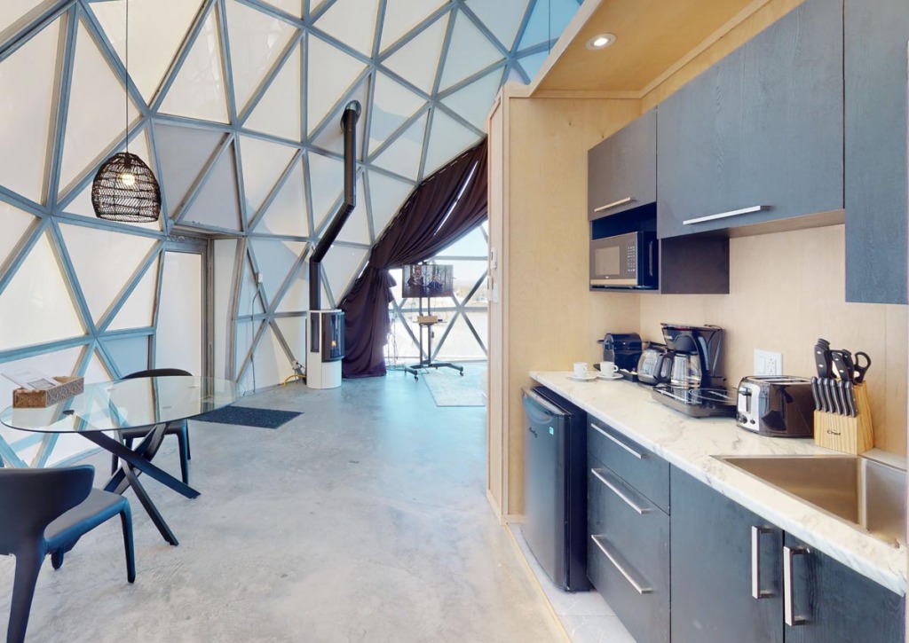 luxury glamping domes