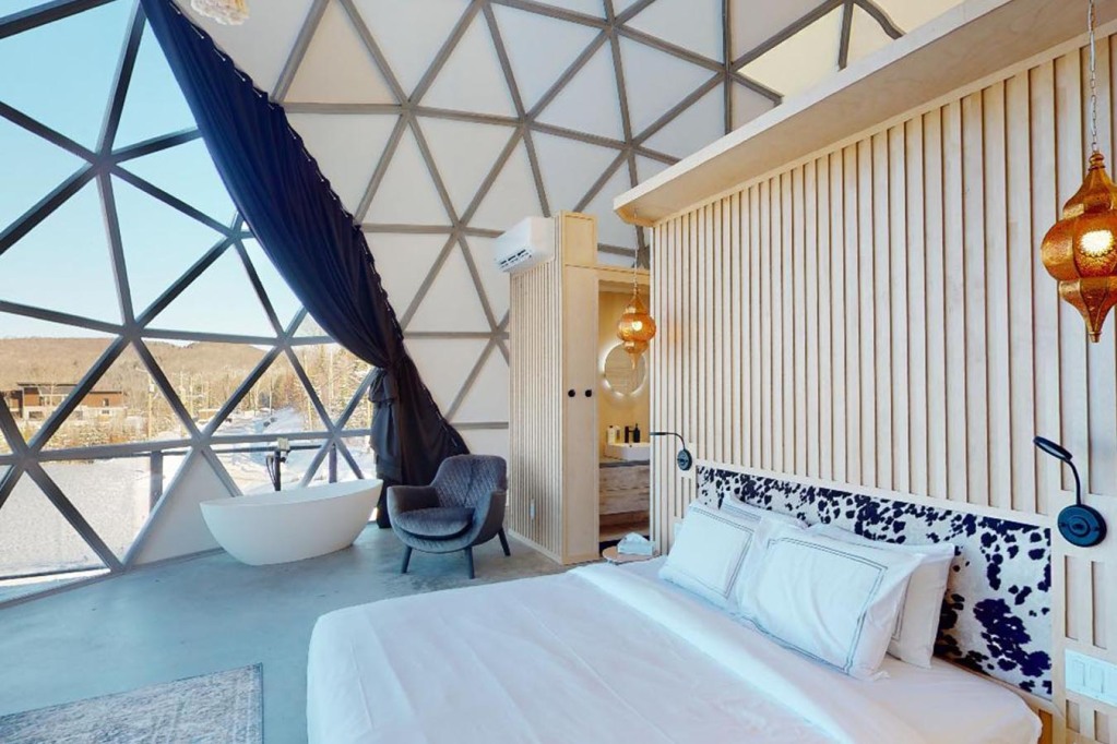 luxury glamping domes