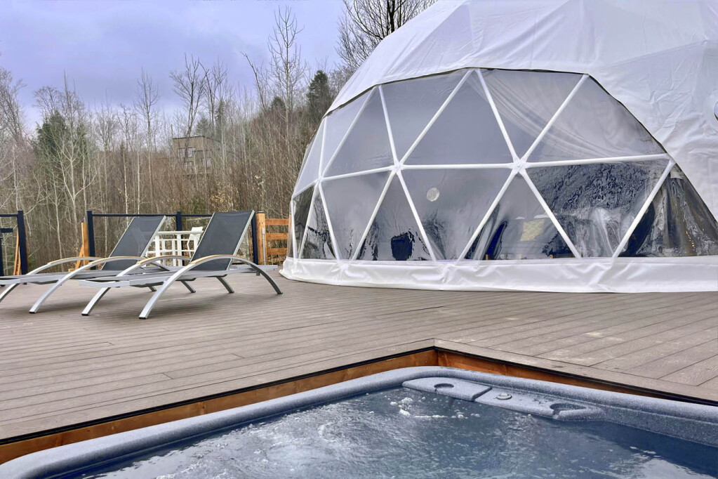 glamping dome