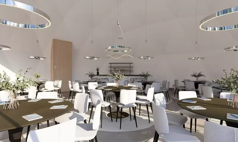 Dome event space in Tremblant